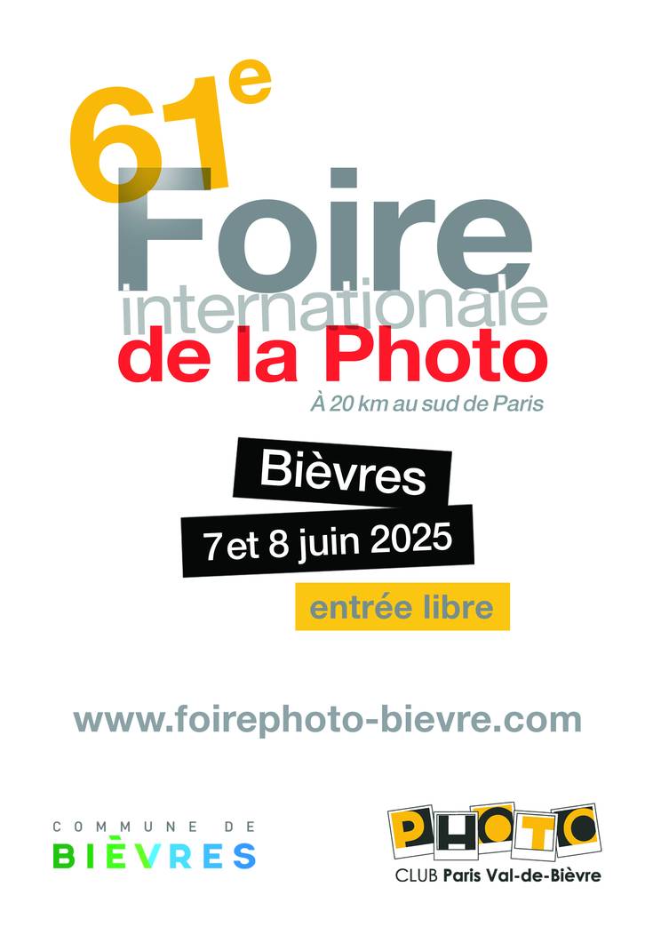 Bièvres, 61ème Foire internationale de la Photo