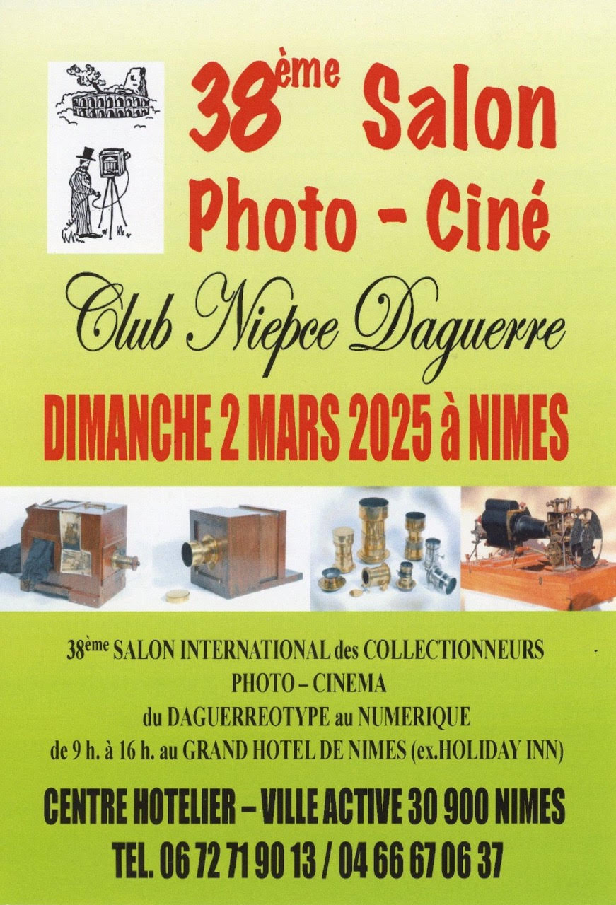 Nîmes, 38ème Salon Photo - Cinéma - 2 mars 2025