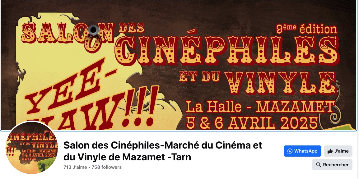 Mazamet 9e Salon des Cinéphiles les 5 et 6 avril 2025