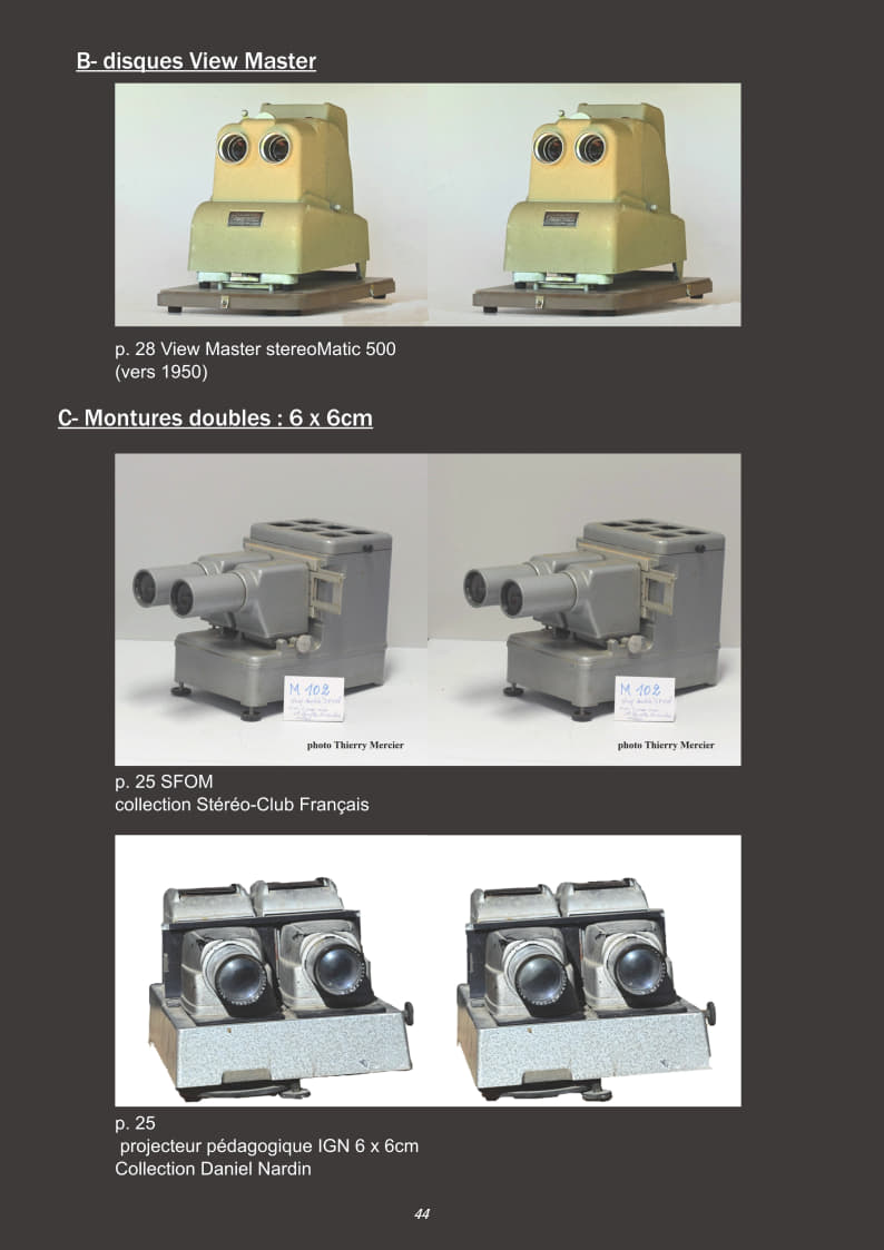 92-93 - Les projecteurs stéréoscopiques argentiques amateurs